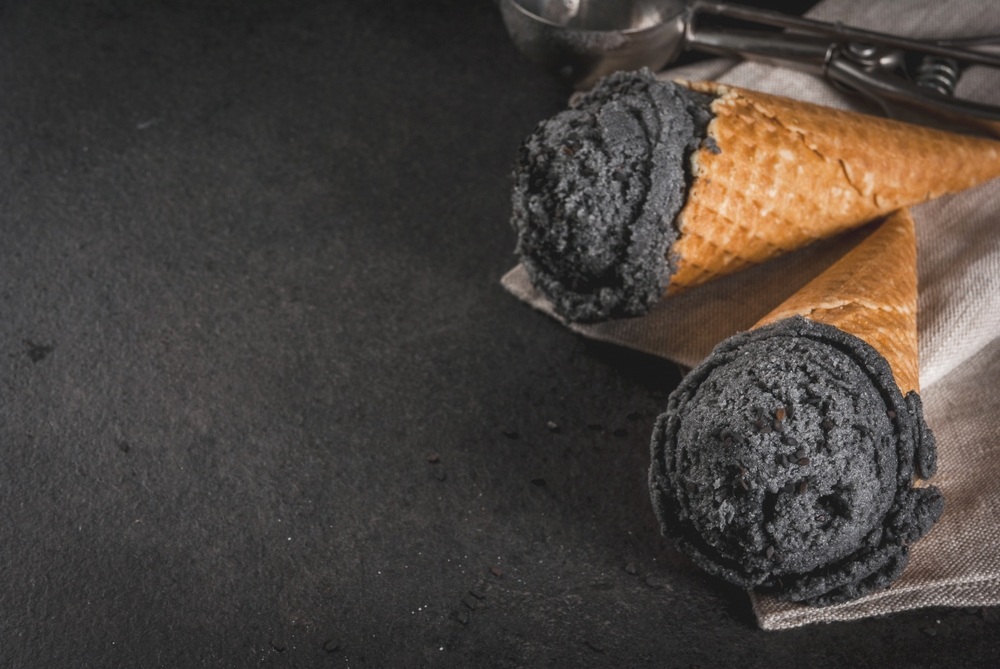 How to Make Vegetable Black Ice Cream?