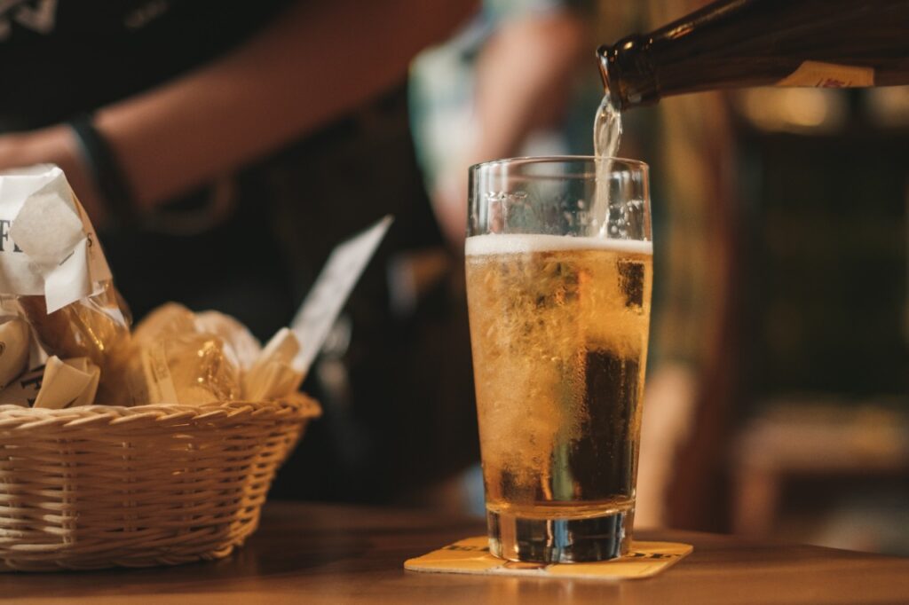 Phycocyanin beer