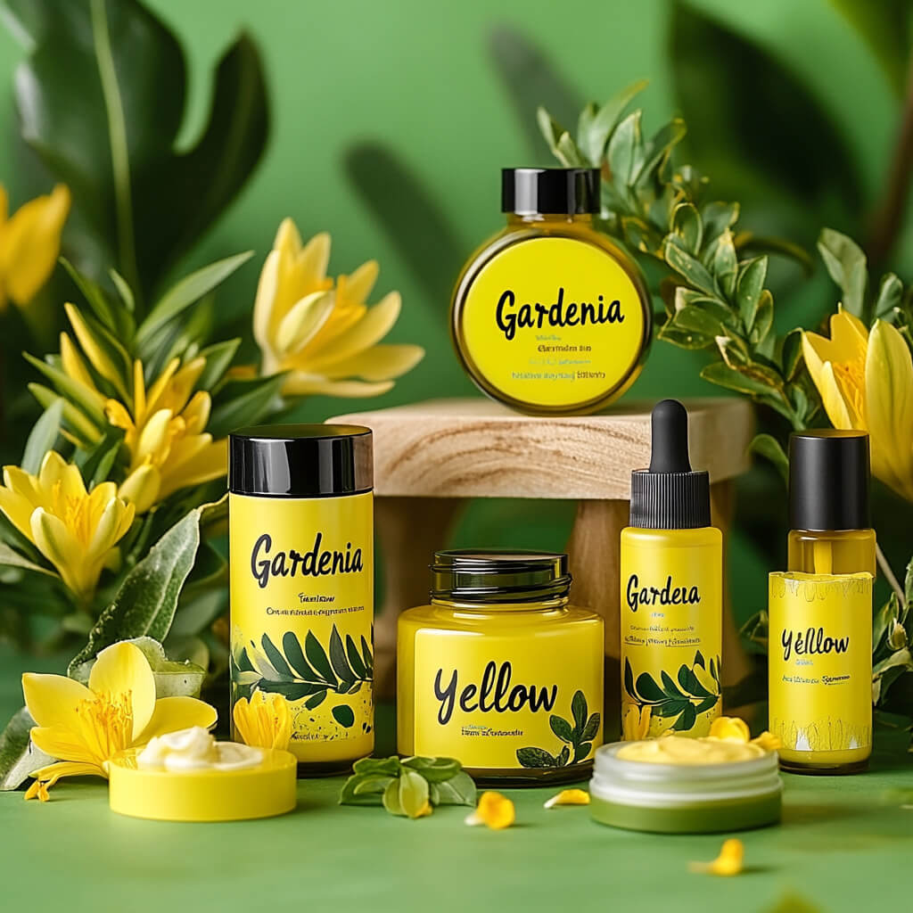 gardenia yellow in cosmetics