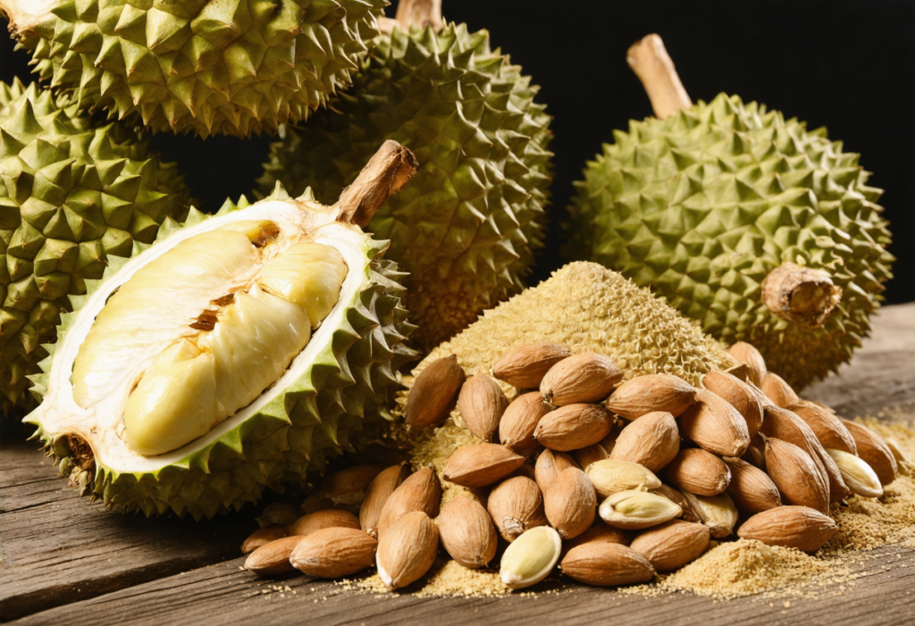 Durian seeds for Monascus pigment