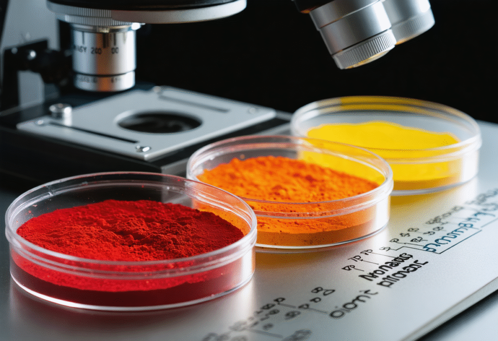 Monascus red pigment color range