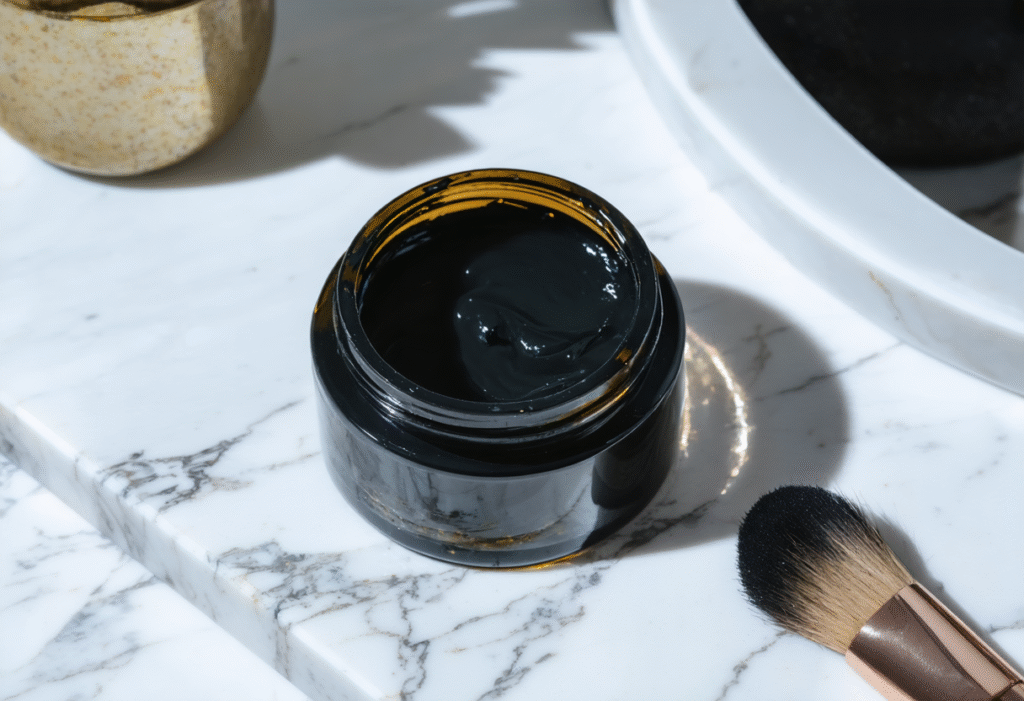 E153 black face mask