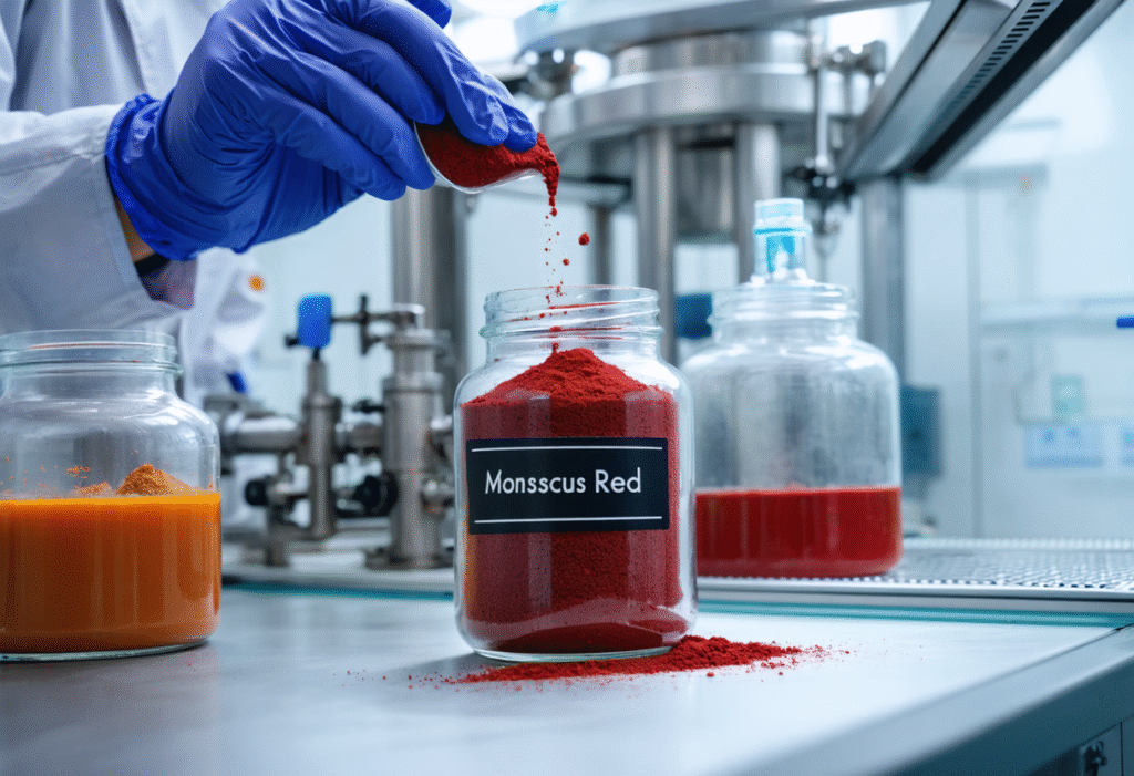 Monascus Red lab handling