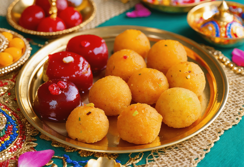 Monascus red Indian sweets