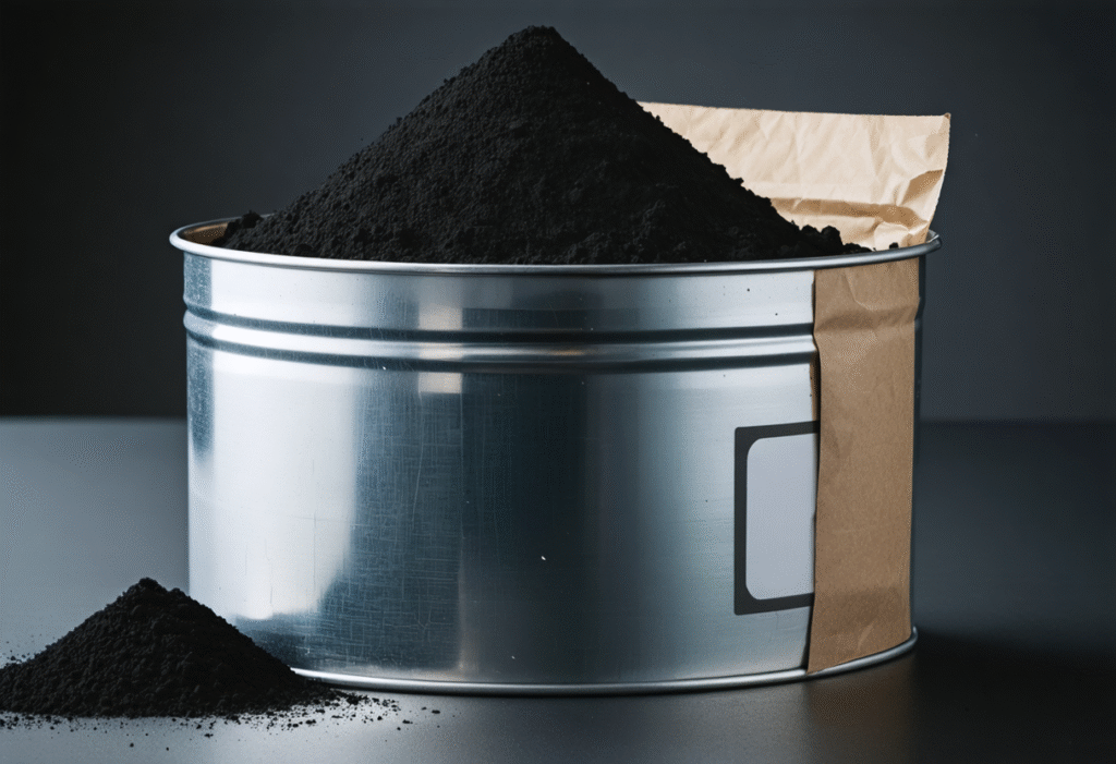 Vegetable carbon black powder