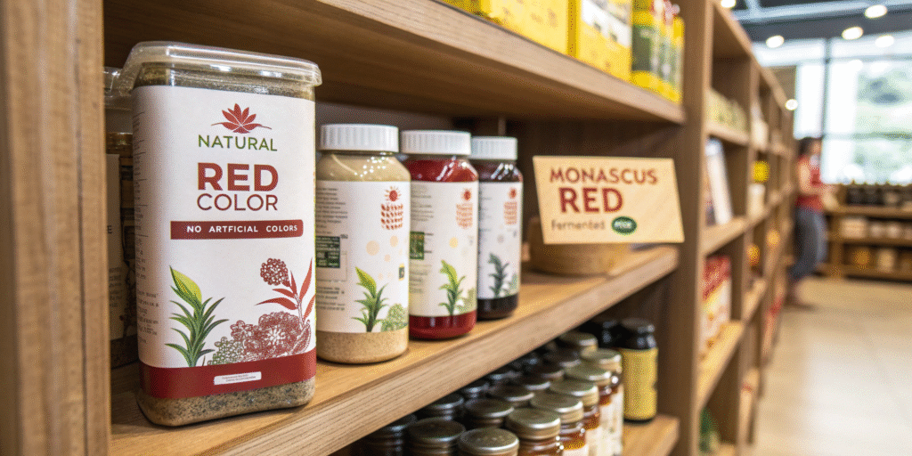 Monascus Red health shelf