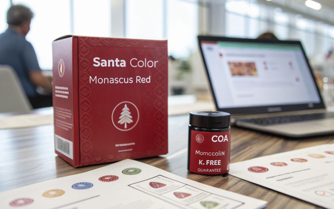 Navigating India’s Natural Colorant Regulations: Monascus Red Compliance Checklist