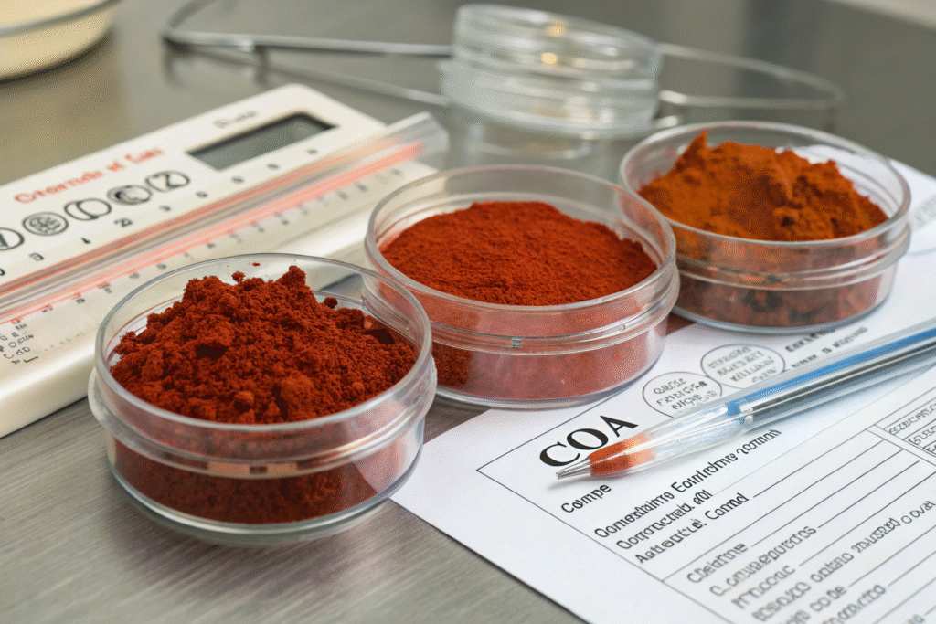 Monascus Red powder grades